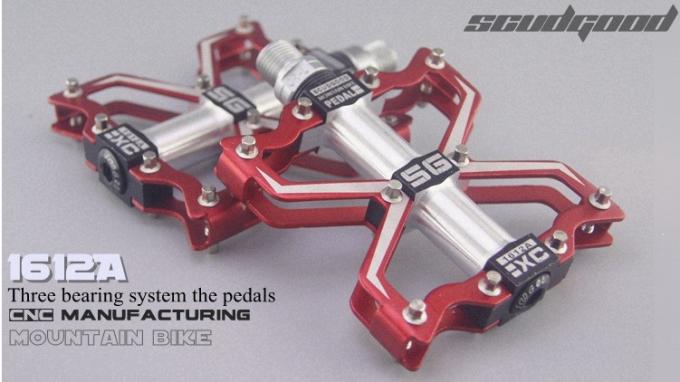 CNC przetworzone 3 łożyska stopu aluminium rower pedal Premium anodowane kolory 4