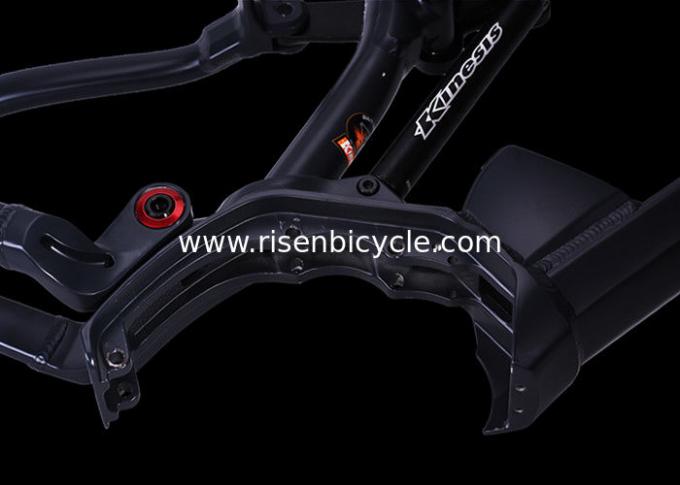 27.5er Plus AM Całkowite zawieszenie Ramka roweru elektrycznego Shimano E8000 System napędu środkowego 1