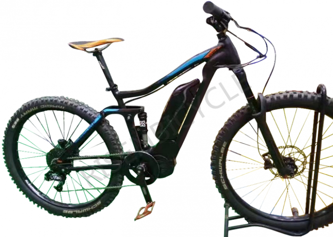 Boost 27.5er Ramka roweru elektrycznego w/ Bafang 1000w Aluminium Alloy Suspension Mtb E-Bike 5