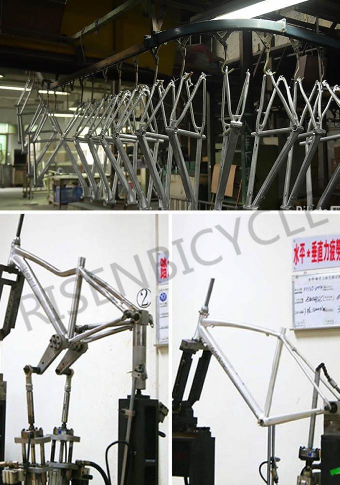 27.5er Boost Aluminium Całkowite zawieszenie Ramka roweru elektrycznego Bafang 1000w Ebike 0