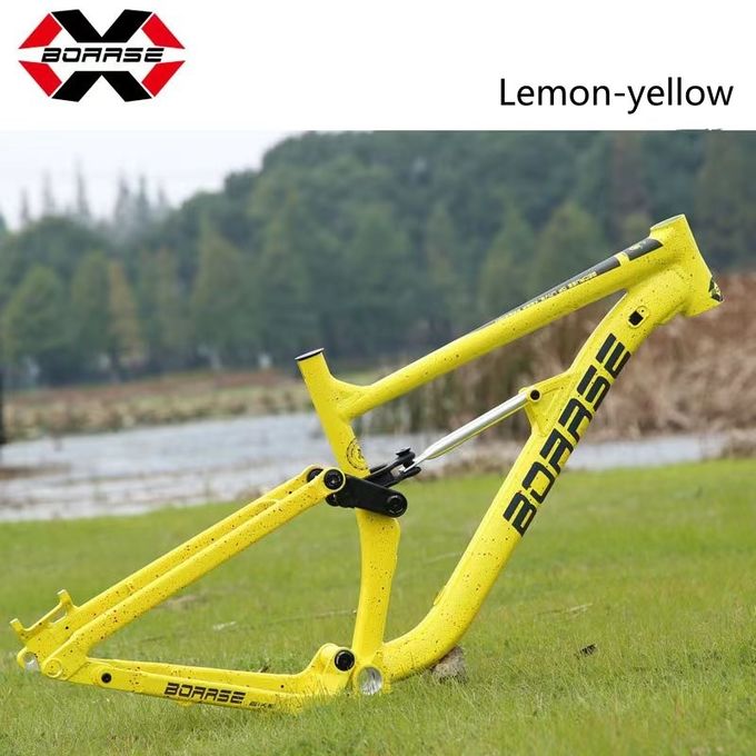 17 cali ramy roweru górskiego Żółty kolor dla długotrwałej trwałości 5